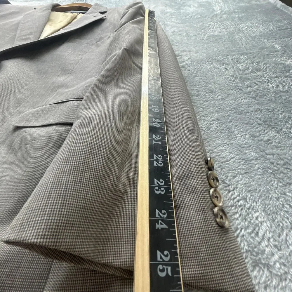 Brooks Brothers Lanificio Di Tollegno Jacket Mens 44R Wool Made Italy Regent Fit